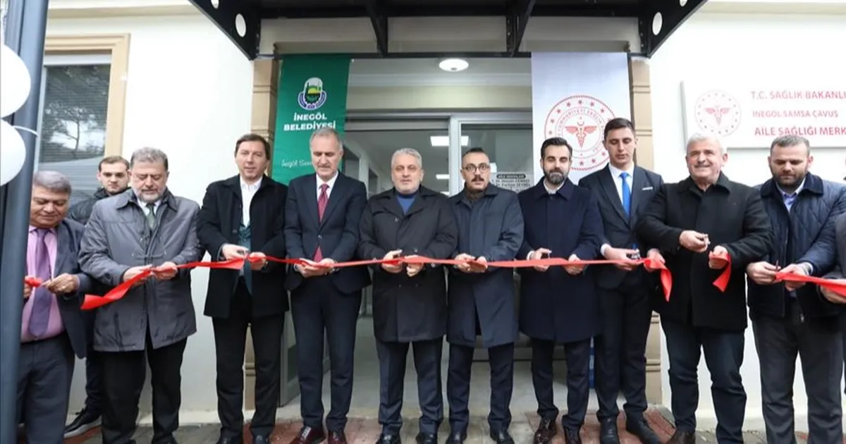 Bursa İnegöl’de Samsa Çavuş Aile Sağlığı Merkezi törenle açıldı